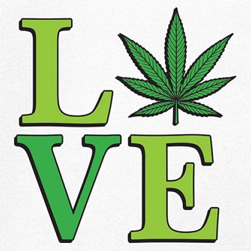 Love Weed Leaf Women's Tank Top Cannabis 420 Wordplay 5 colors size S to 2XL