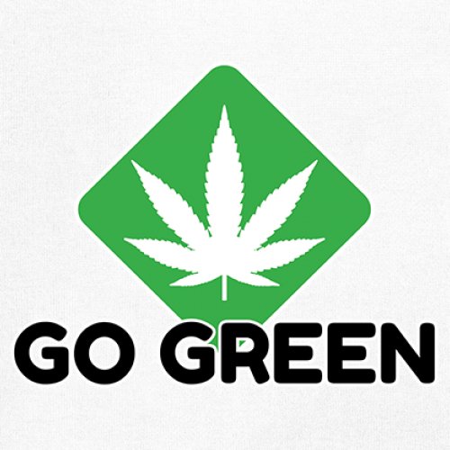 Go Green Weed Women's Tank Top Cannabis Leaf Pink Red White size S to 2XL