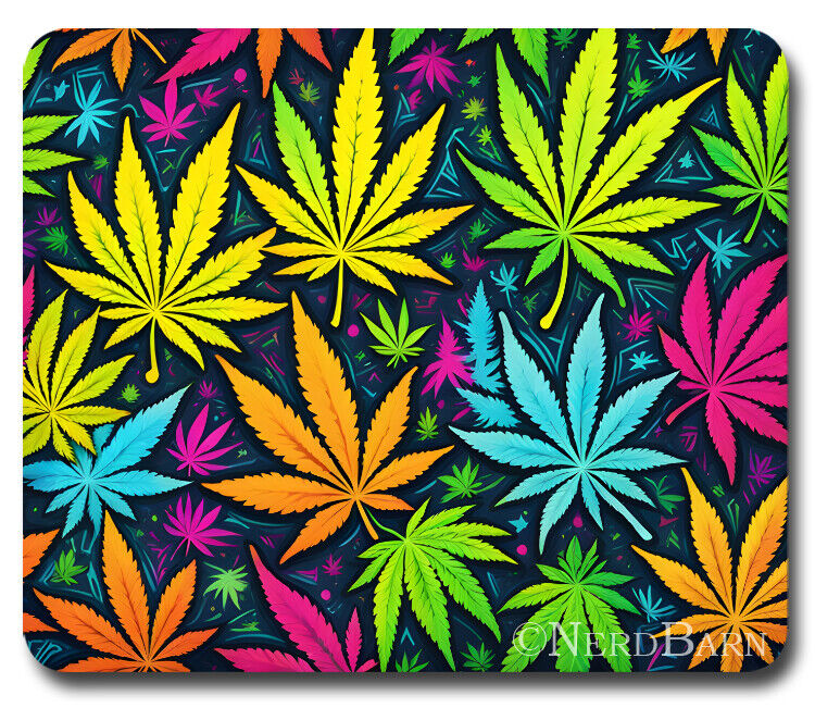 WEED CANNABIS Marijuana ~ Mouse Pad / PC Mousepad ~ Cool Gift ~ Mary Jane 420