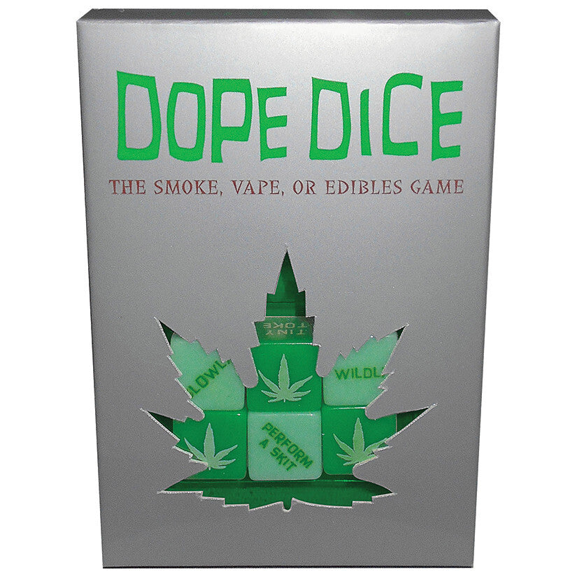 Dope Dice - Adult Party Fun Dice Game For Potheads & Stoners 2 to 12 Players