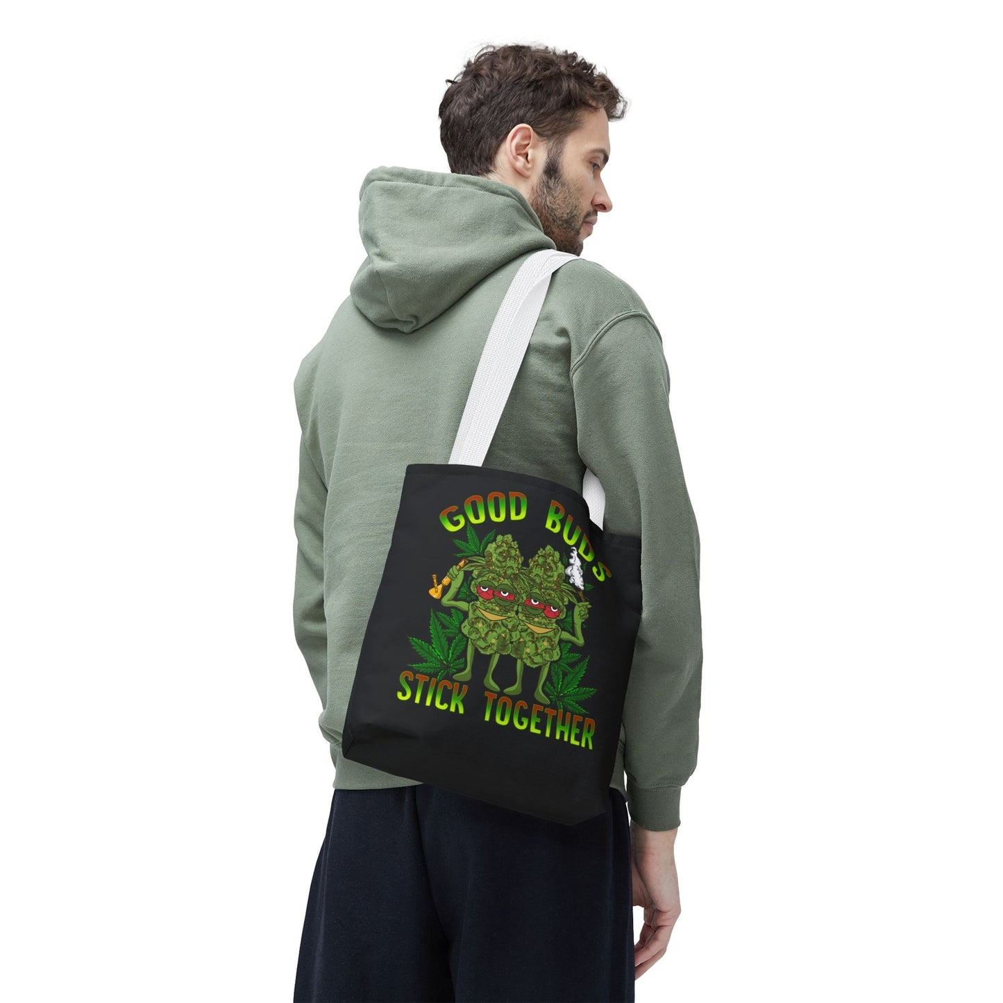 Good Buds Tote Bag, Funny Cannabis Bag, Gift for Friends, Weed Lovers,