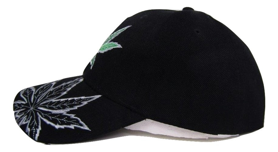 Black Shadow Weed Marijuana 420 Joint Blunt Pot Refer Baseball Hat Cap (RAM)