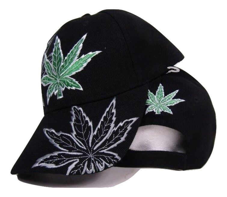 Black Shadow Weed Marijuana 420 Joint Blunt Pot Refer Baseball Hat Cap (RAM)