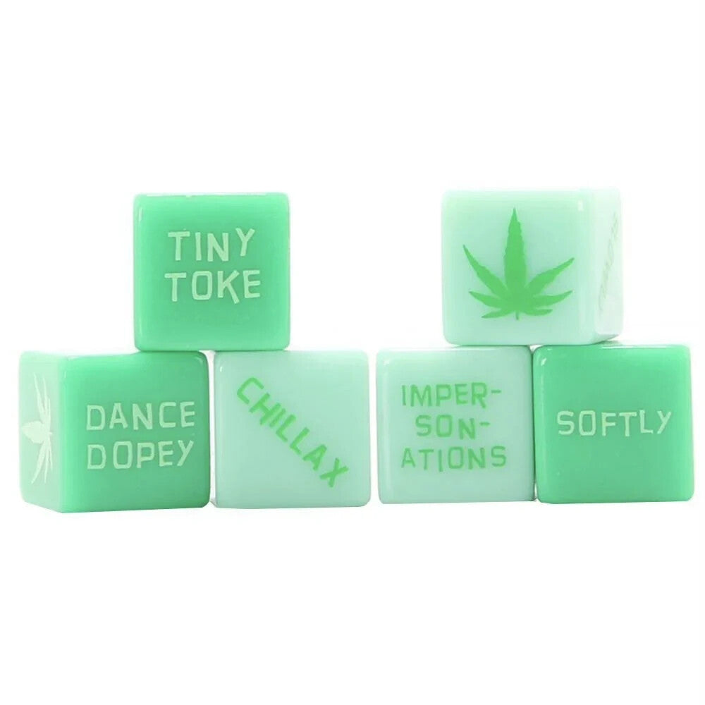 Dope Dice - Adult Party Fun Dice Game For Potheads & Stoners 2 to 12 Players