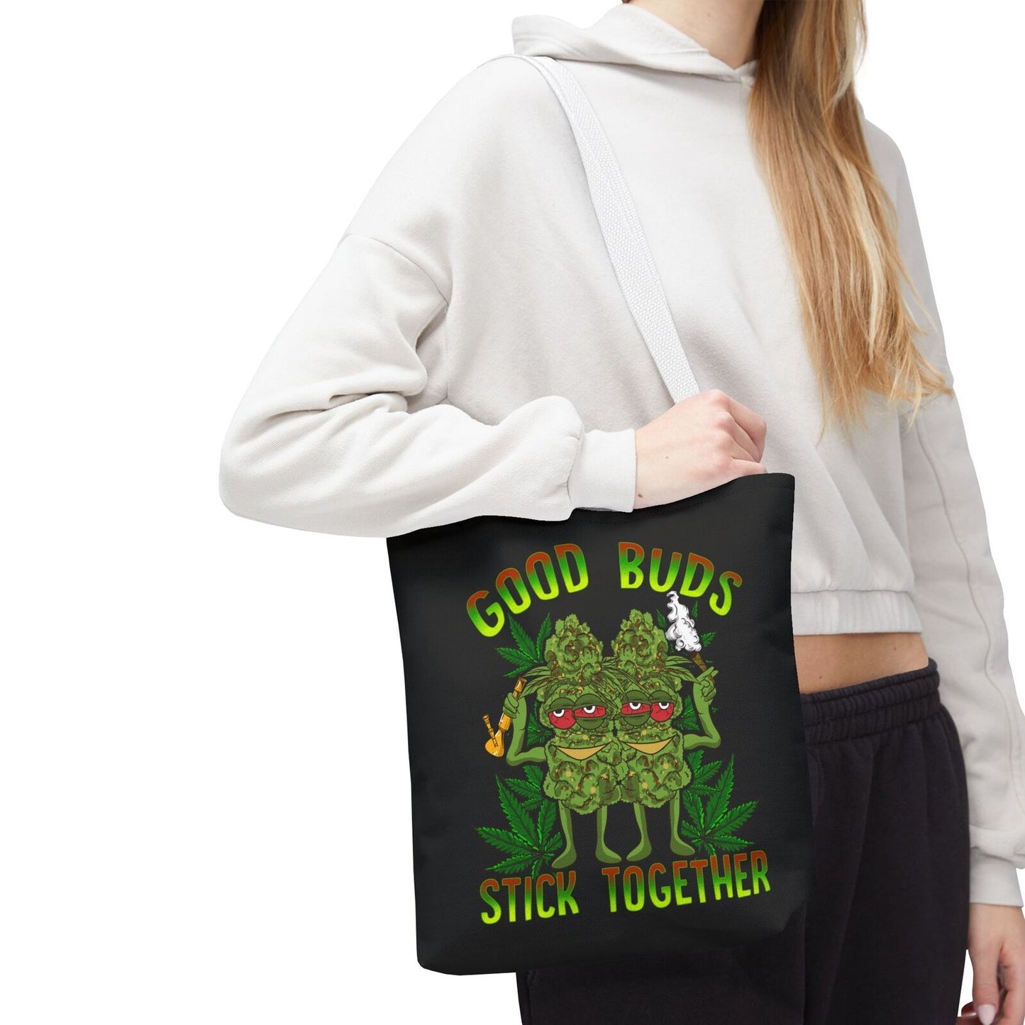 Good Buds Tote Bag, Funny Cannabis Bag, Gift for Friends, Weed Lovers,