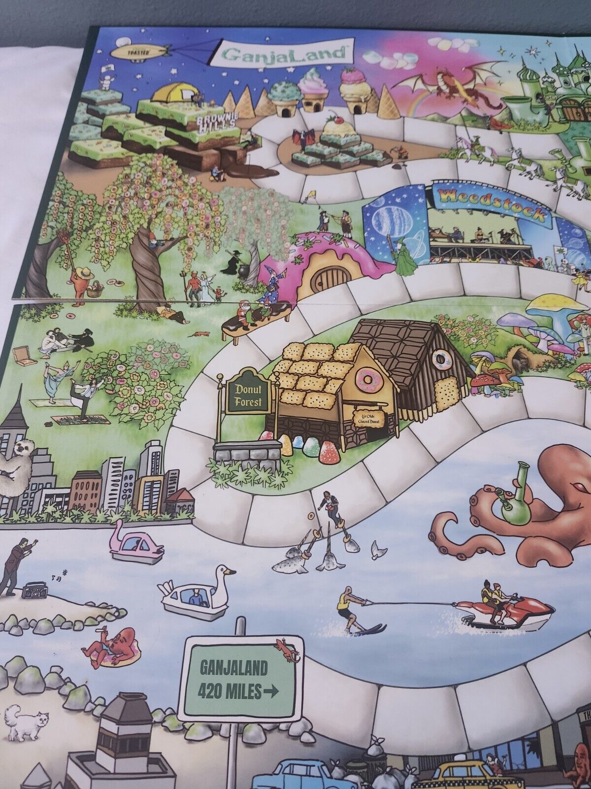 GanjaLand An Epic Weed Adventure Adult Board Game - New