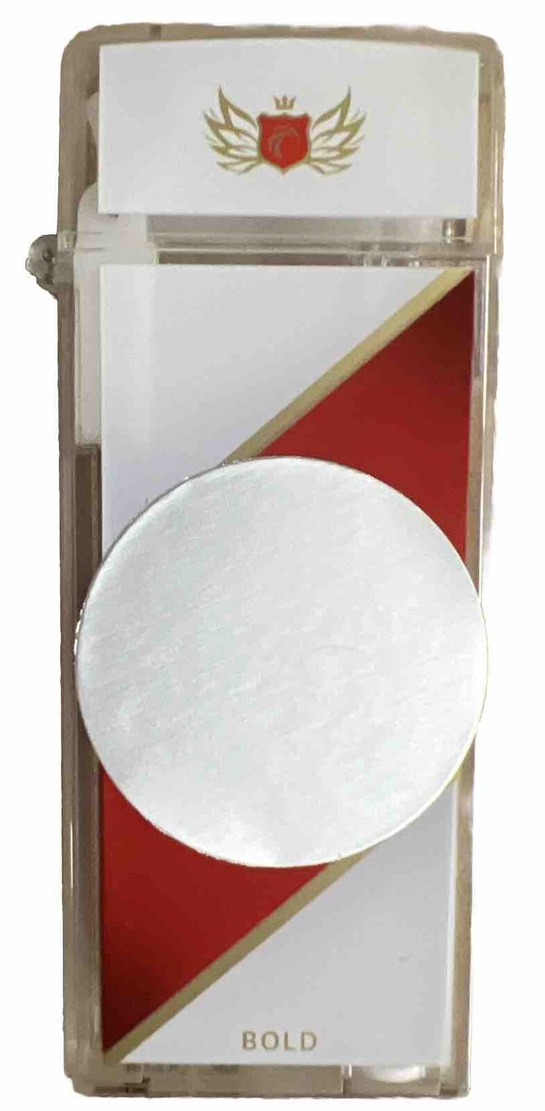 Click Snap Style Dugout with One Hitter 3.25" Cigarette Bat Pipe Included