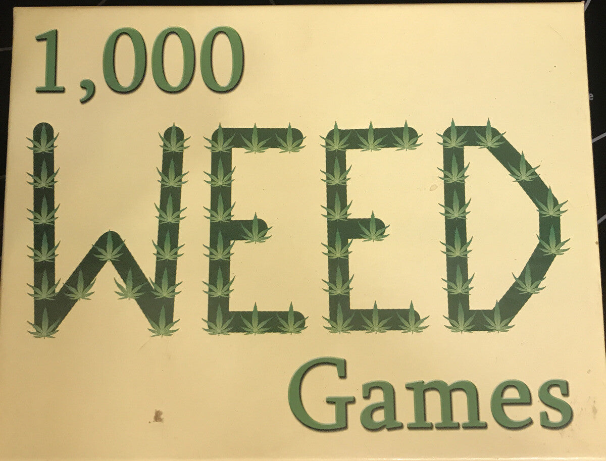 Kheper Games Inc 1000 Weed Board Game Box Cover with Cannabis Design, New Condition.