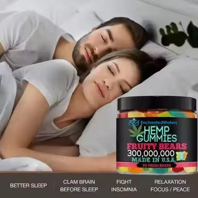 Premium Hemp - Vegan, Pain Relief, Sleep, Calm Anxiety Stress -Made in USA 100ct
