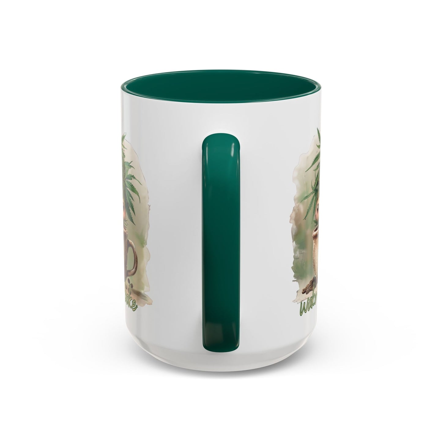 WAKE n BAKE Mug Cute Turnip Weed Cup 420 Coffee Lover Gift GenX Cannabis Stoner