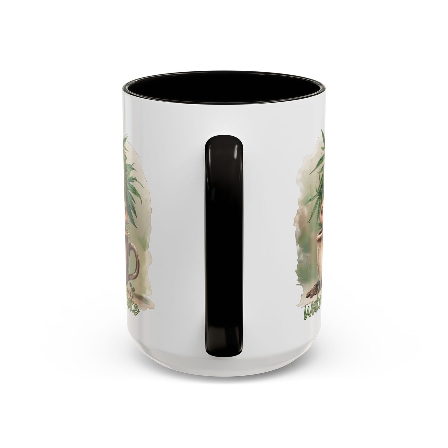WAKE n BAKE Mug Cute Turnip Weed Cup 420 Coffee Lover Gift GenX Cannabis Stoner