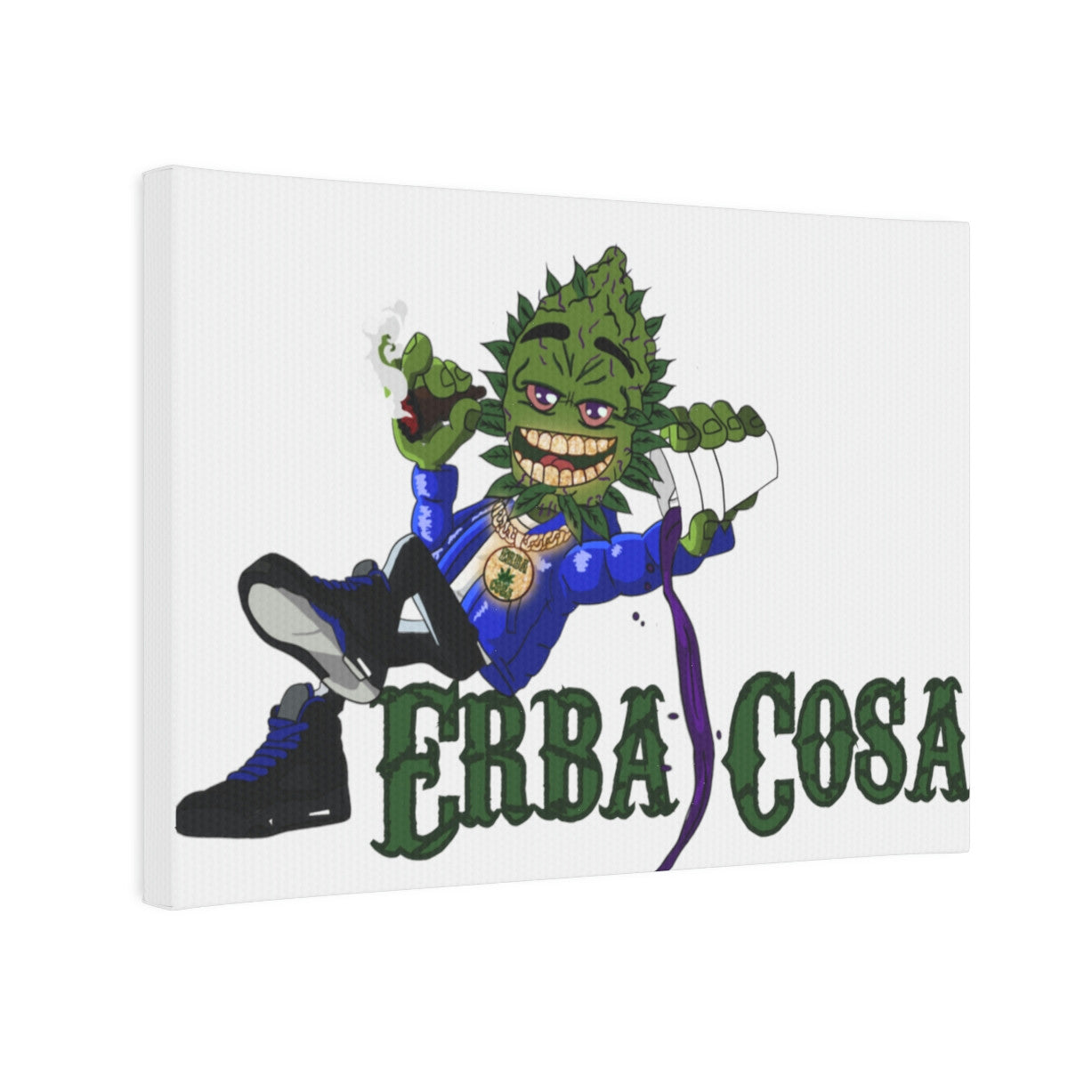 Canvas Photo Tile 420 themed canvas cannabis wall art
