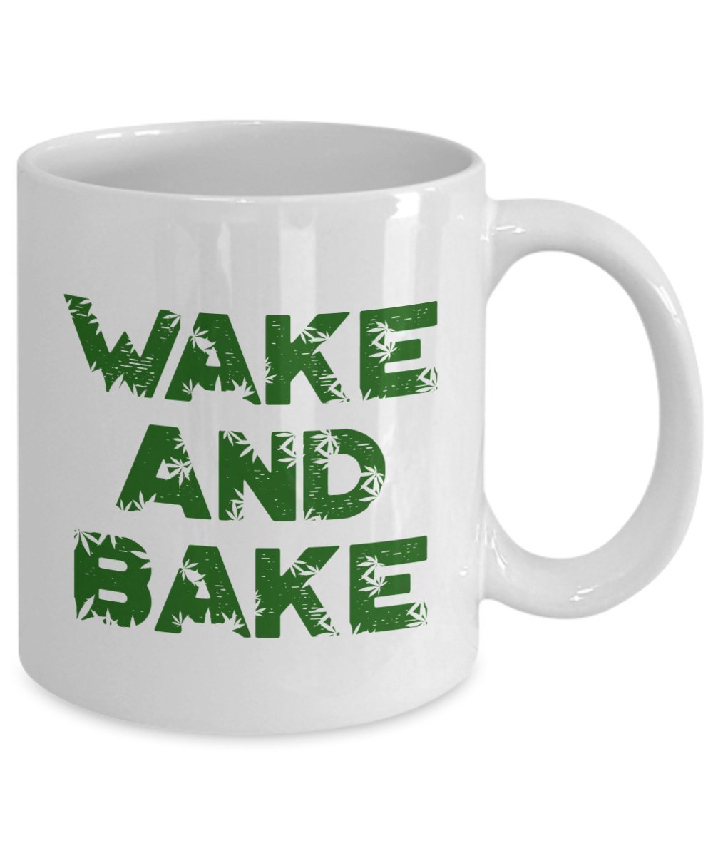 Wake and Bake Mug, Wake-n-bake Mug, Wake-n-bake coffee mug, Wake n bake mug