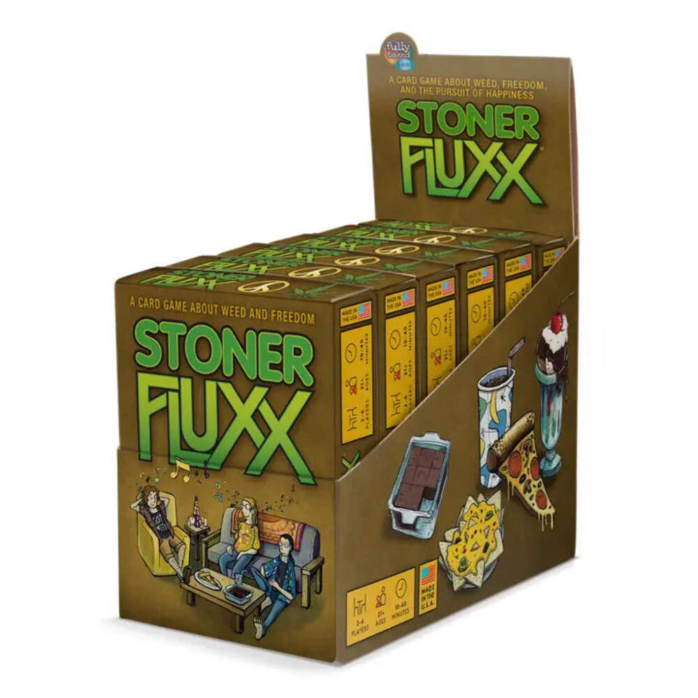 Stoner Fluxx 420 Stoner Party Game Cannabis Themed