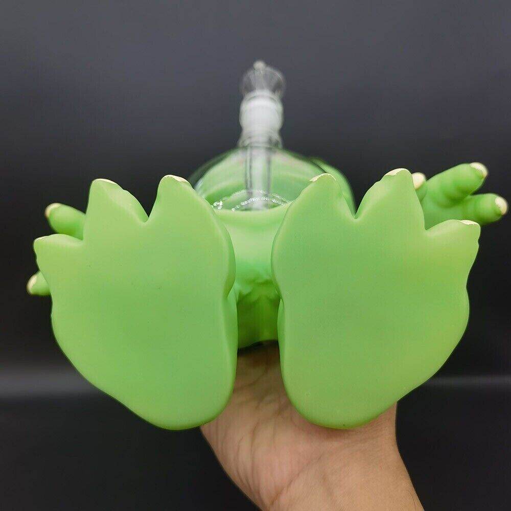28.5cm Green Monster Hookah Silicone Water Pipe Smoking Hand Pipes W/ Glass Bowl - Maryjanes Bong Shop