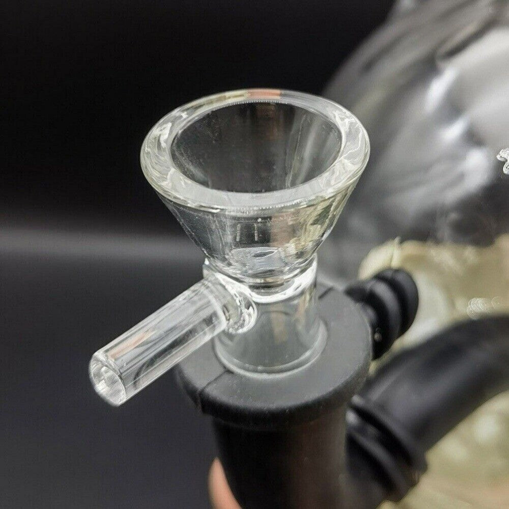 6.1" Skeleton Spider Hookah Silicone Water Pipe Shisha Smoking Bong + 14mm Bowl