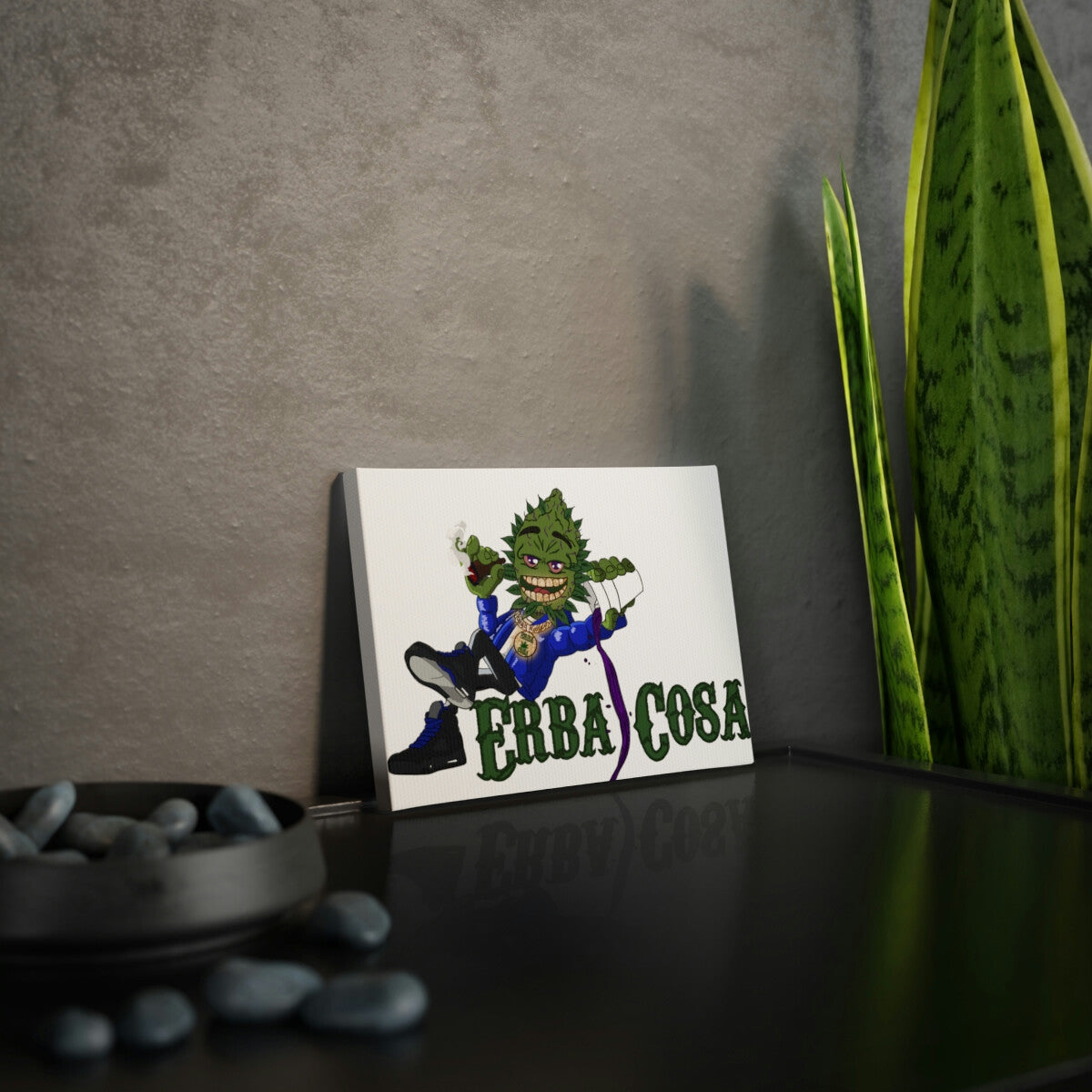 Canvas Photo Tile 420 themed canvas cannabis wall art