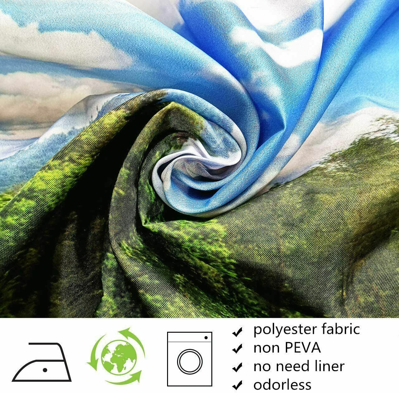 Cannabis Plant Purple Marijuana Leaf Black Shower Curtain Set for Bathroom Decor