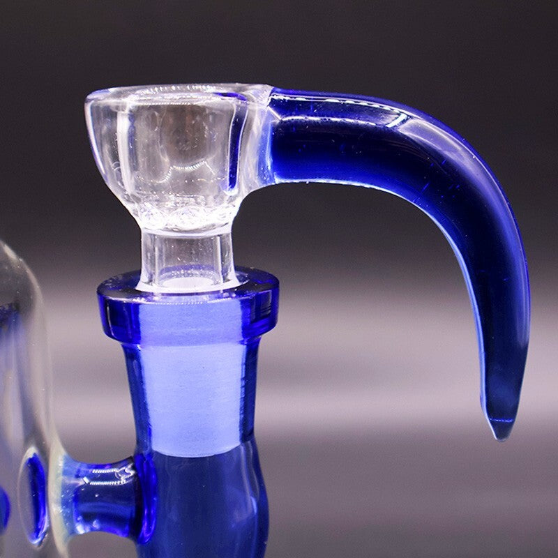 5.7" Handy Dinosaur Glass Bong Water Pipe Thick Handmade Recycler Smoking Beaker