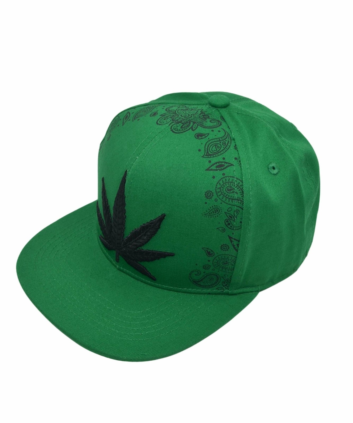 Weed Hat, Pot Leaf Hats, Marijuana Snapback Cap, Green Cannabis Baseball Caps