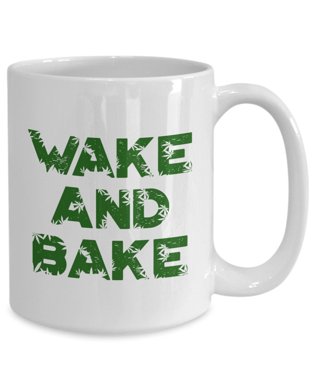 Wake and Bake Mug, Wake-n-bake Mug, Wake-n-bake coffee mug, Wake n bake mug
