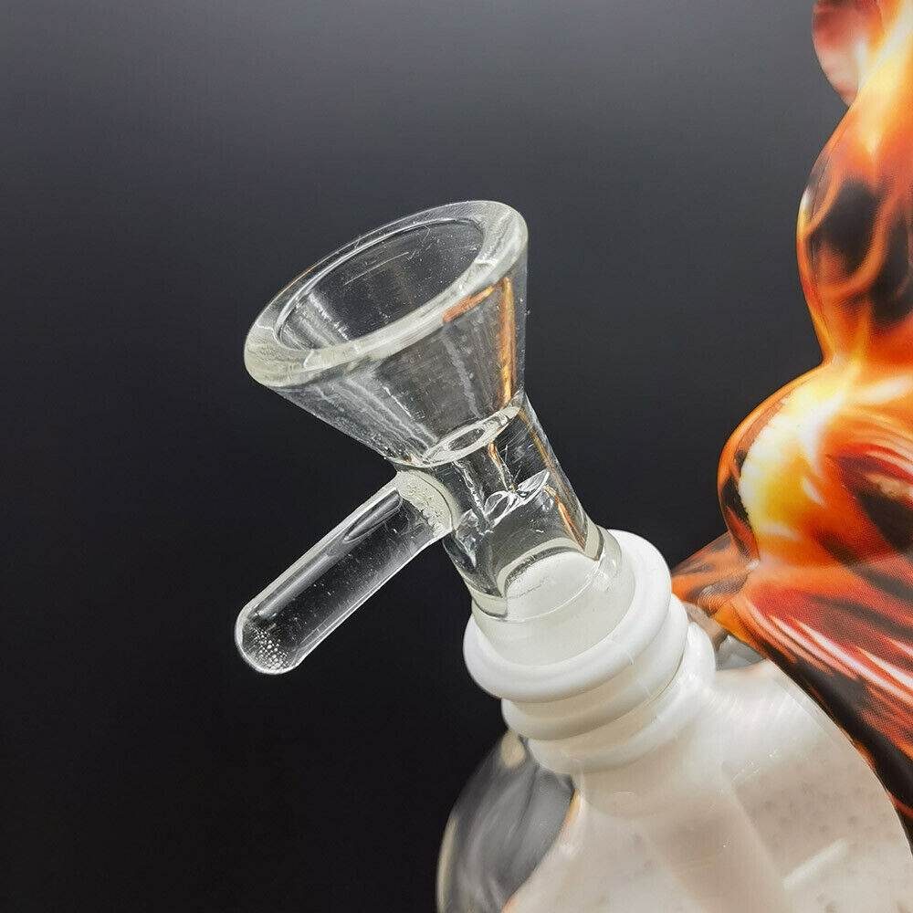 Silicone Smoking Water Pipe Glass Bong Hookah Shisha Submarine W/ Glass Bowl US - Maryjanes Bong Shop