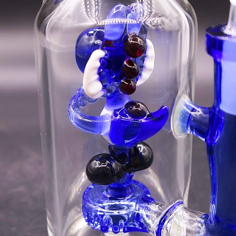 5.7" Handy Dinosaur Glass Bong Water Pipe Thick Handmade Recycler Smoking Beaker