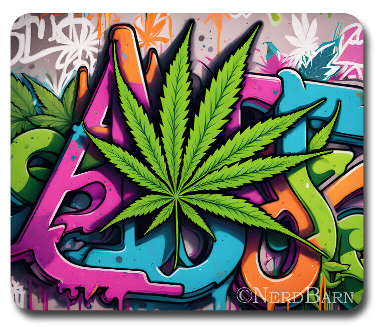 WEED CANNABIS Marijuana ~ Mouse Pad / PC Mousepad ~ Cool Gift ~ Mary Jane 420
