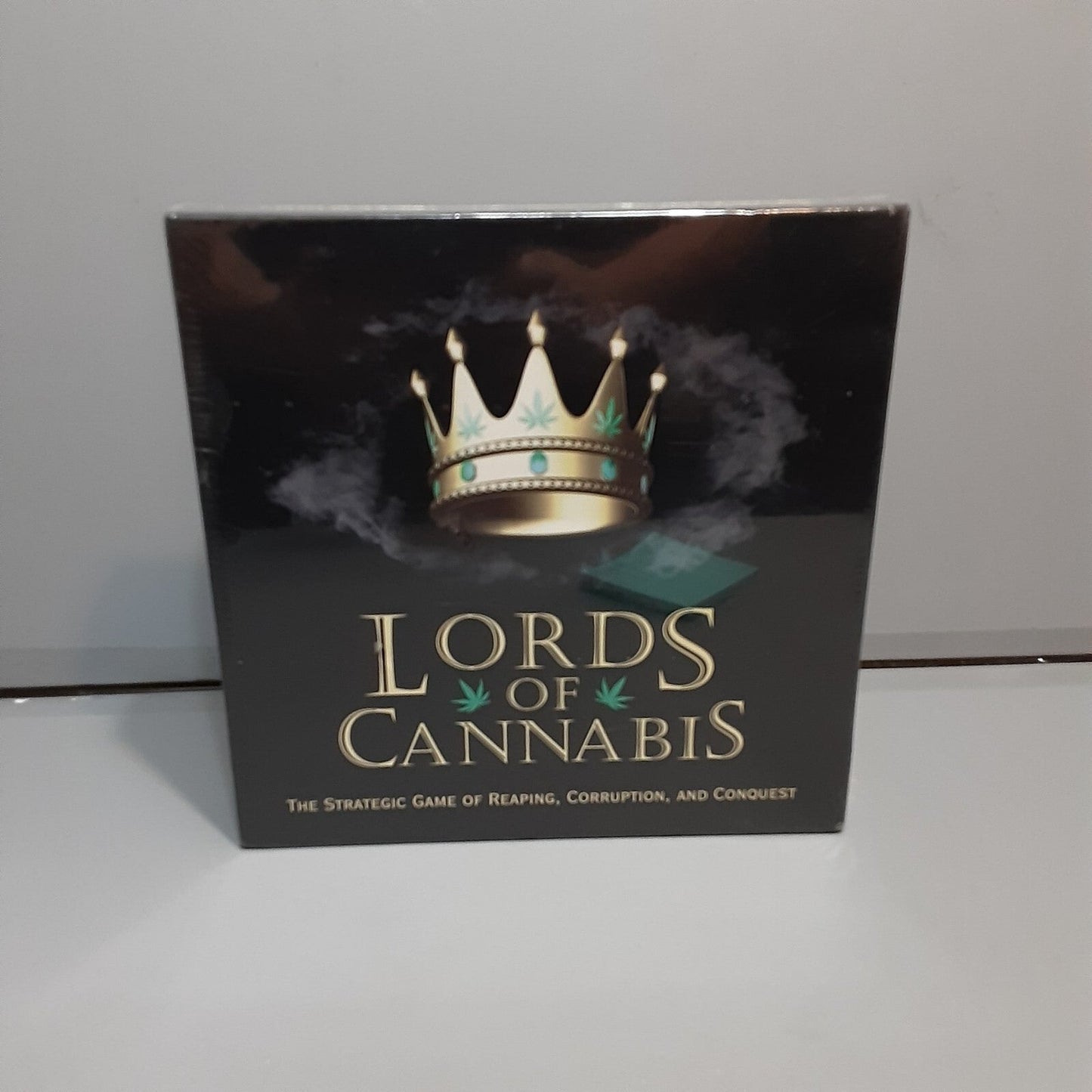 Lords Of Cannabis board game box, party game for 2-6 players by Kheper Games, 2008.