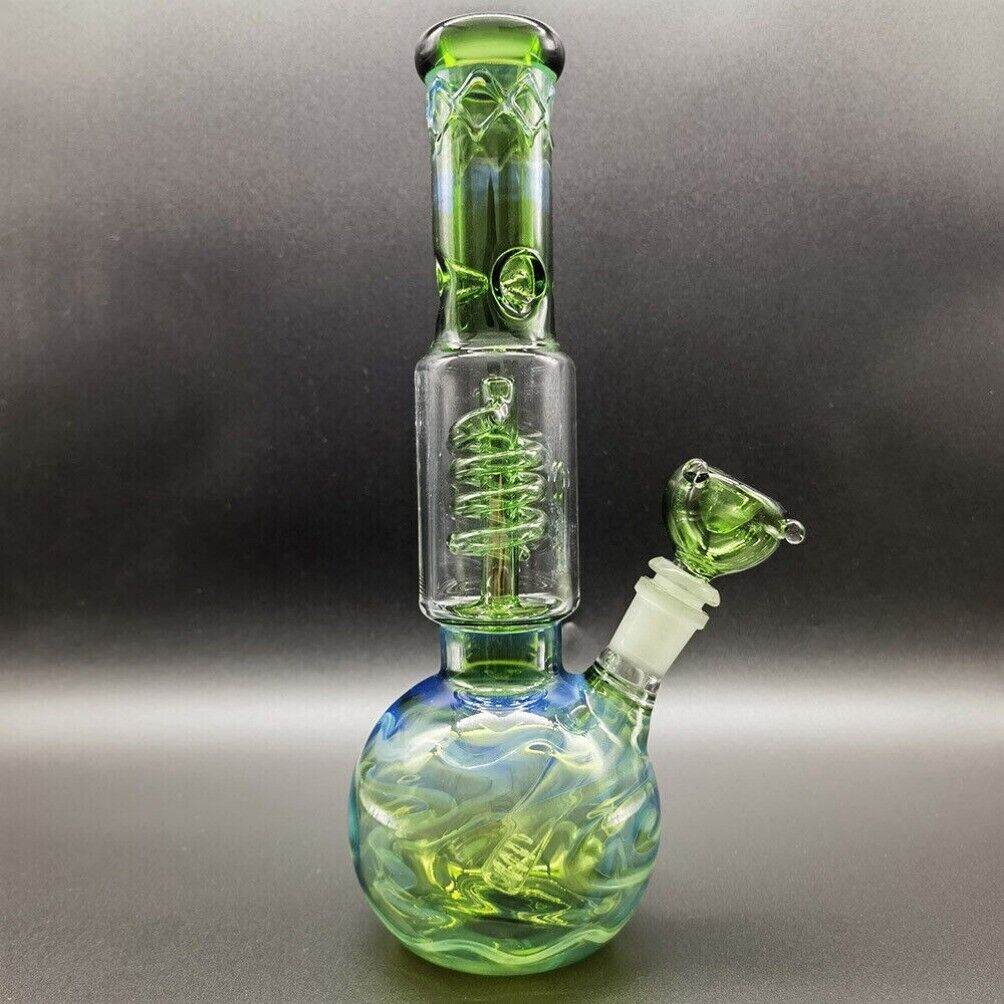 10 inch Smoking Hookah Glass Bong Water Pipe Percolator Bongs Bubbler w/ Bowl - Maryjanes Bong Shop