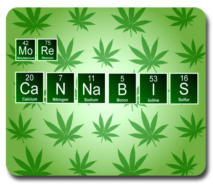 WEED CANNABIS Marijuana ~ Mouse Pad / PC Mousepad ~ Cool Gift ~ Mary Jane 420