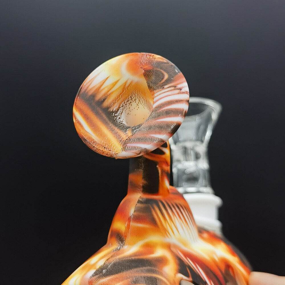 Silicone Smoking Water Pipe Glass Bong Hookah Shisha Submarine W/ Glass Bowl US - Maryjanes Bong Shop