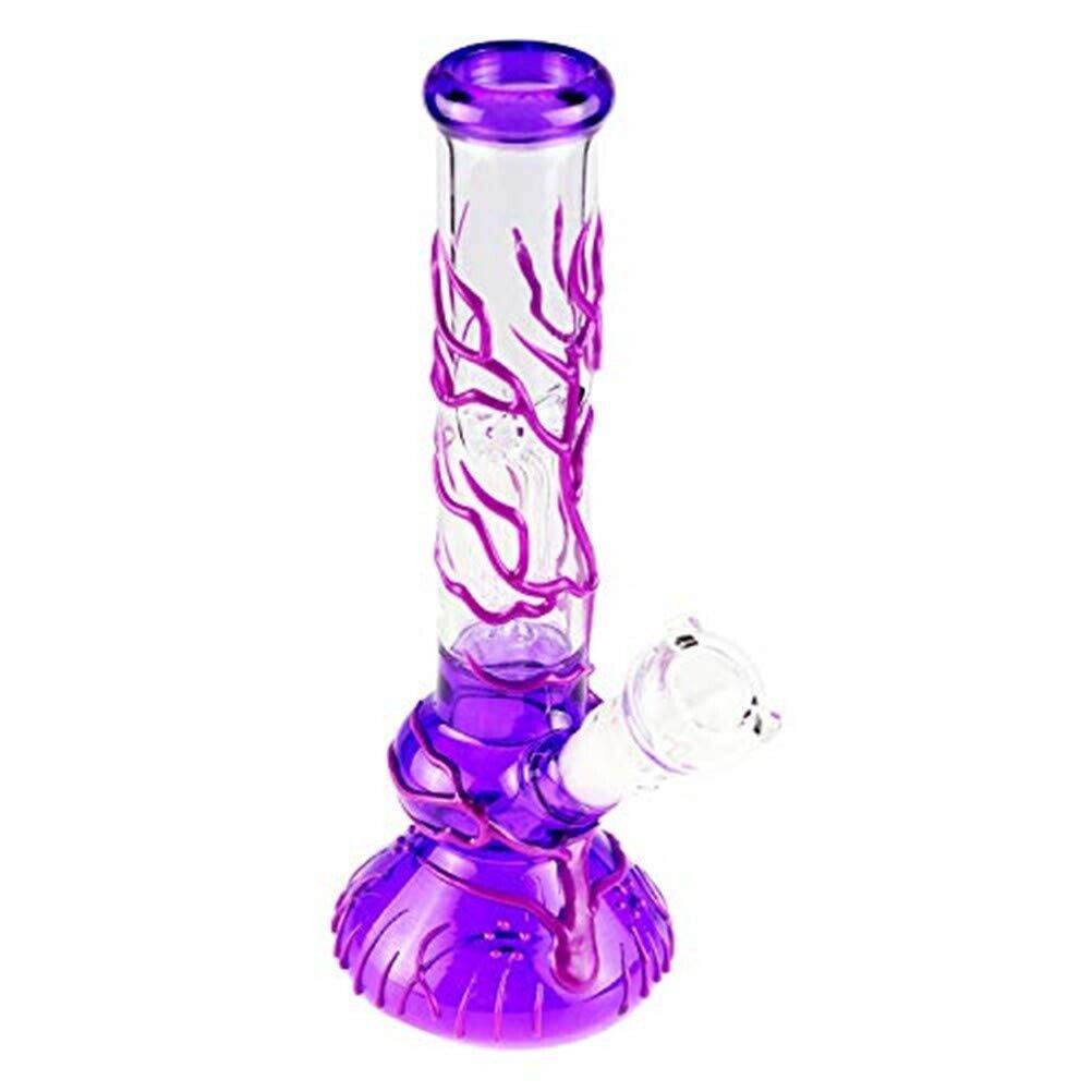 10'' Water Pipe Bong Perc Bong Smoking Hookah Heavy Glass Bongs w/ ICE catcher - Maryjanes Bong Shop