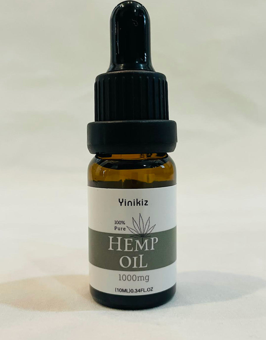 USA MADE Premium Hemp Seed Oil Drops Pain Relief, Stress, Anxiety, Sleep, 1000mg