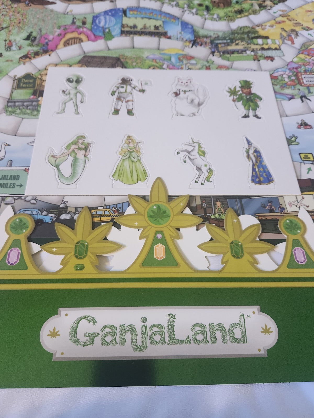 GanjaLand An Epic Weed Adventure Adult Board Game - New