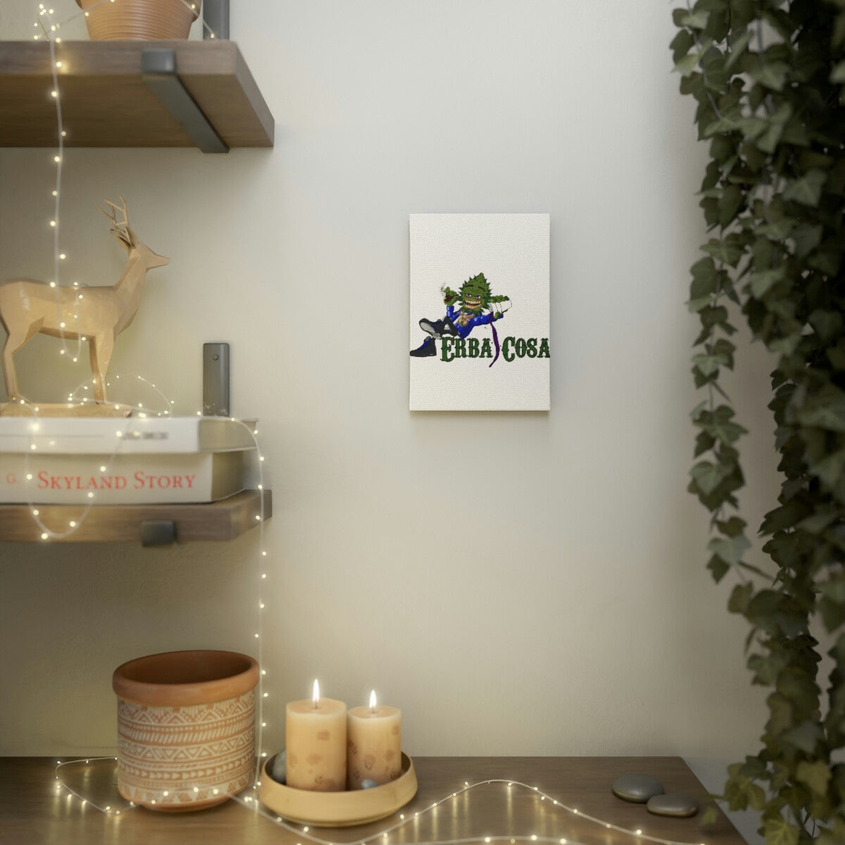 Canvas Photo Tile 420 themed canvas cannabis wall art