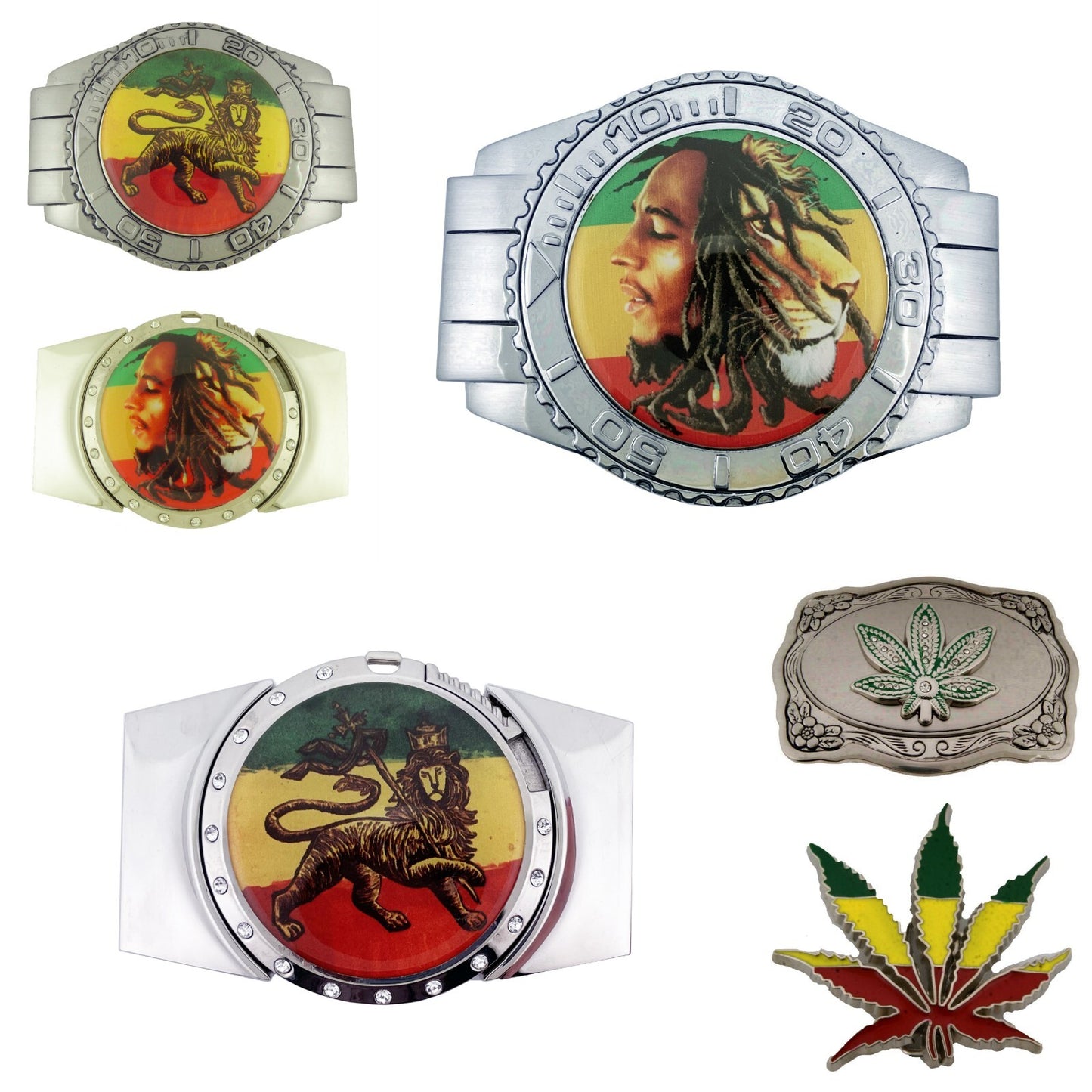 Marijuana Leaf Pot Hippie Stoner Weed Ganja Grass Herb Belt Buckle Goth 16 styles