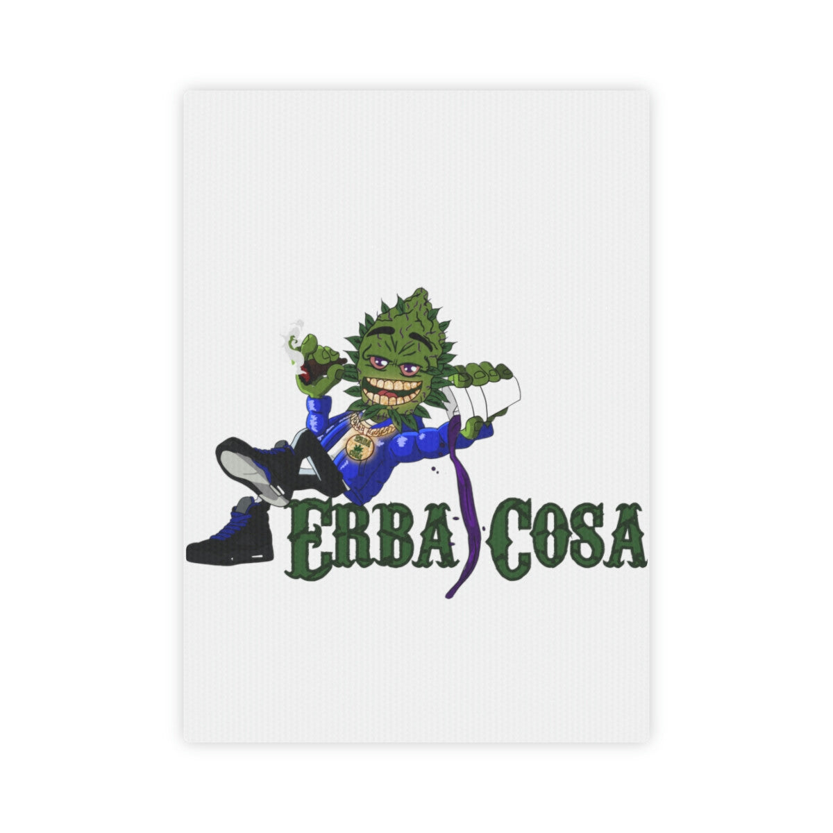 Canvas Photo Tile 420 themed canvas cannabis wall art