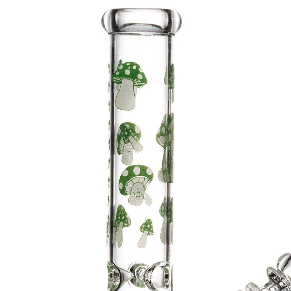 10inch Beaker Glass Bongs Thick Luminous Bongs Smoking Water Pipes with 14mm - Maryjanes Bong Shop