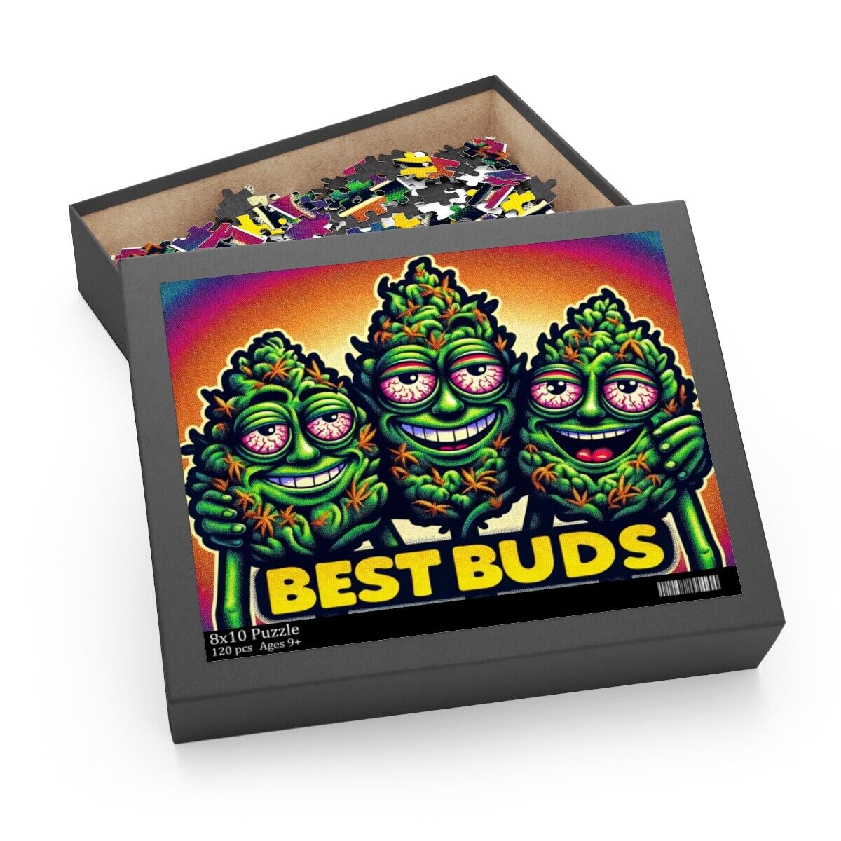 Puzzle (120, 252, 500-Piece) Weed Marijuana Stoner "BEST BUDS" Cannabis Funny