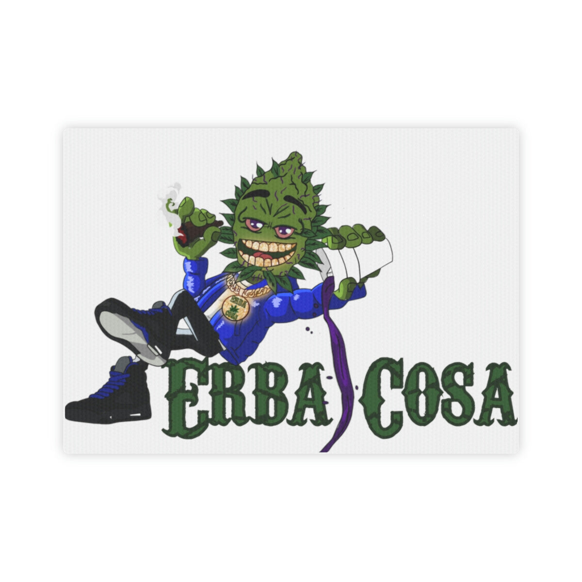 Canvas Photo Tile 420 themed canvas cannabis wall art
