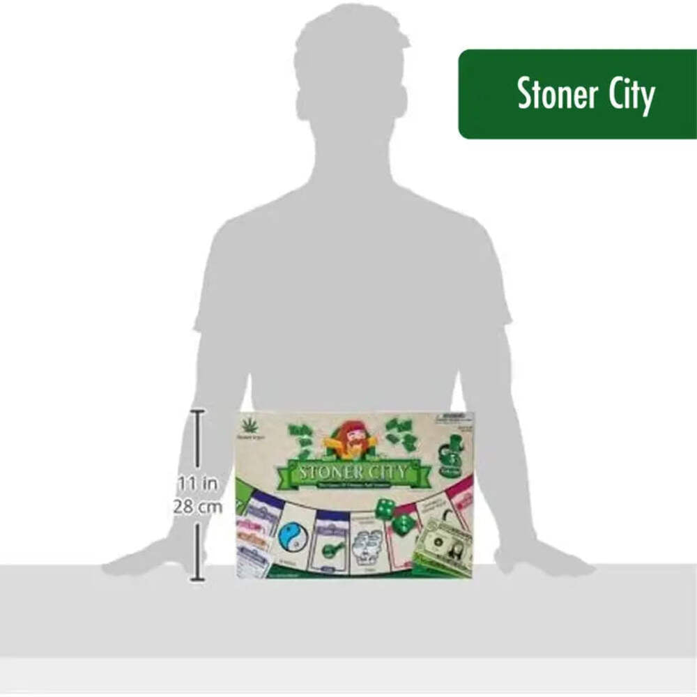 Stonerware Stoner City Board Game 420 Themed Cannabis Party Game