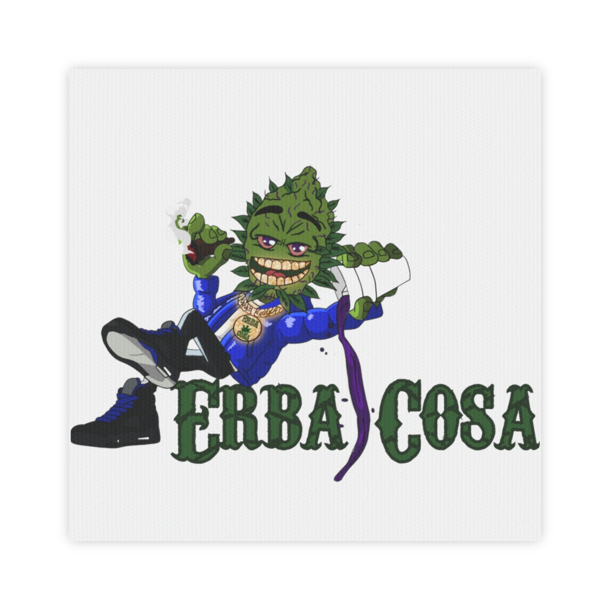 Canvas Photo Tile 420 themed canvas cannabis wall art