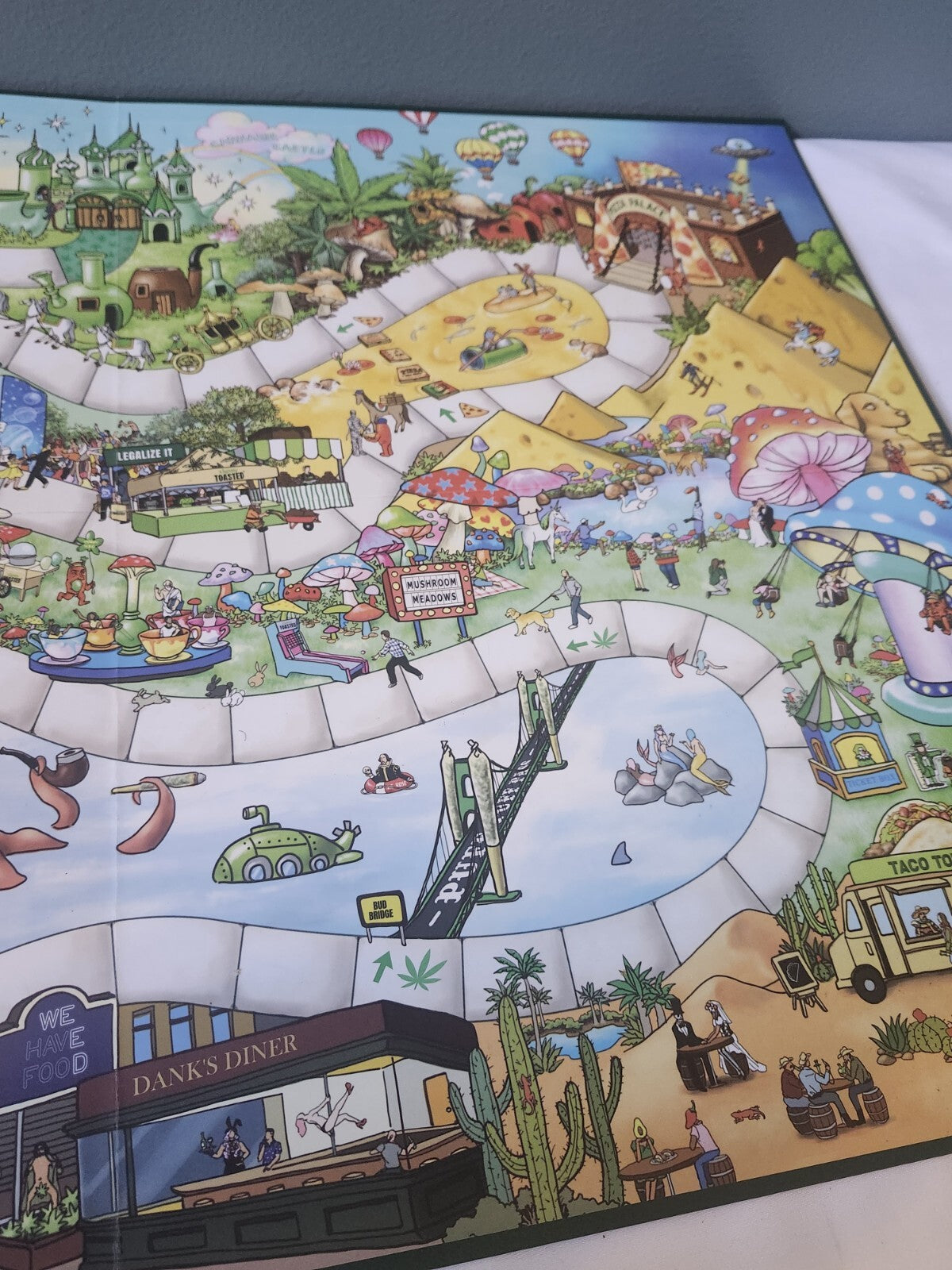 GanjaLand An Epic Weed Adventure Adult Board Game - New