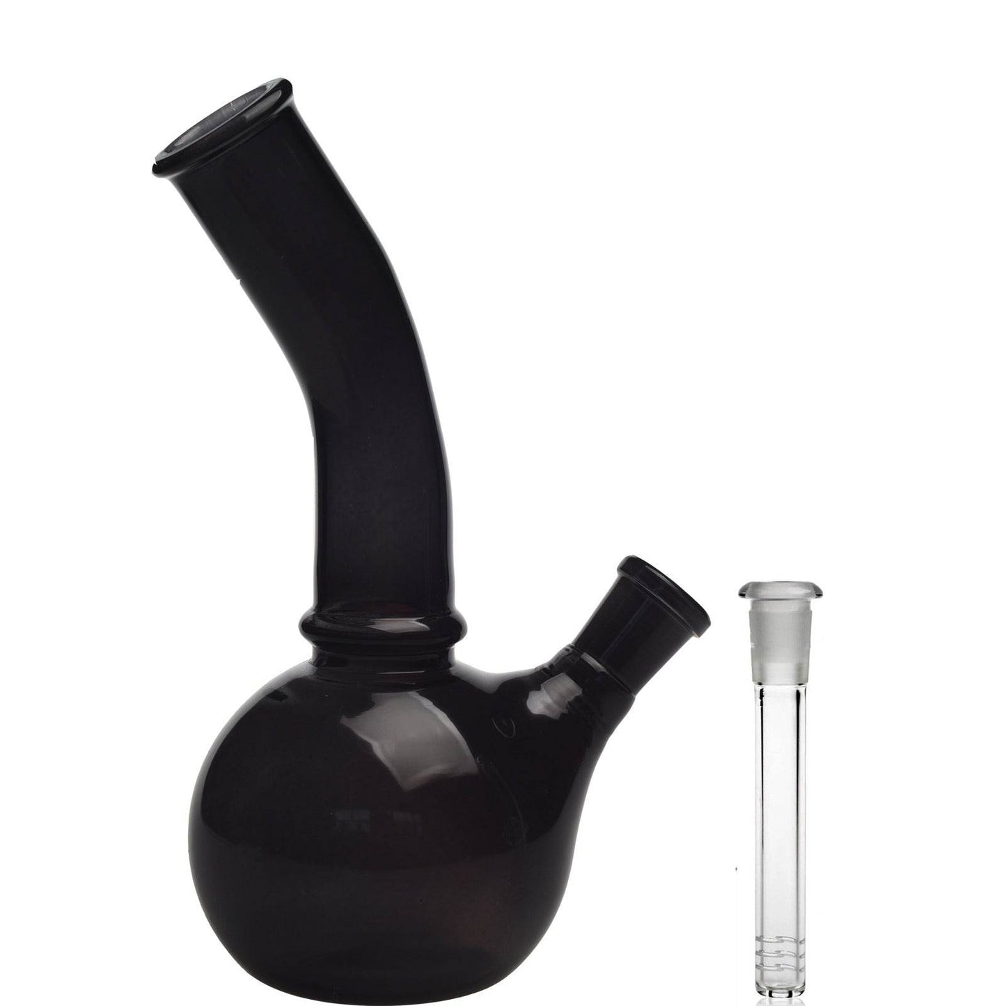 8inch Black Glass Bong Smoking Hookah Water Heavy Pipe Beaker USA+14mm Bowl - Maryjanes Bong Shop