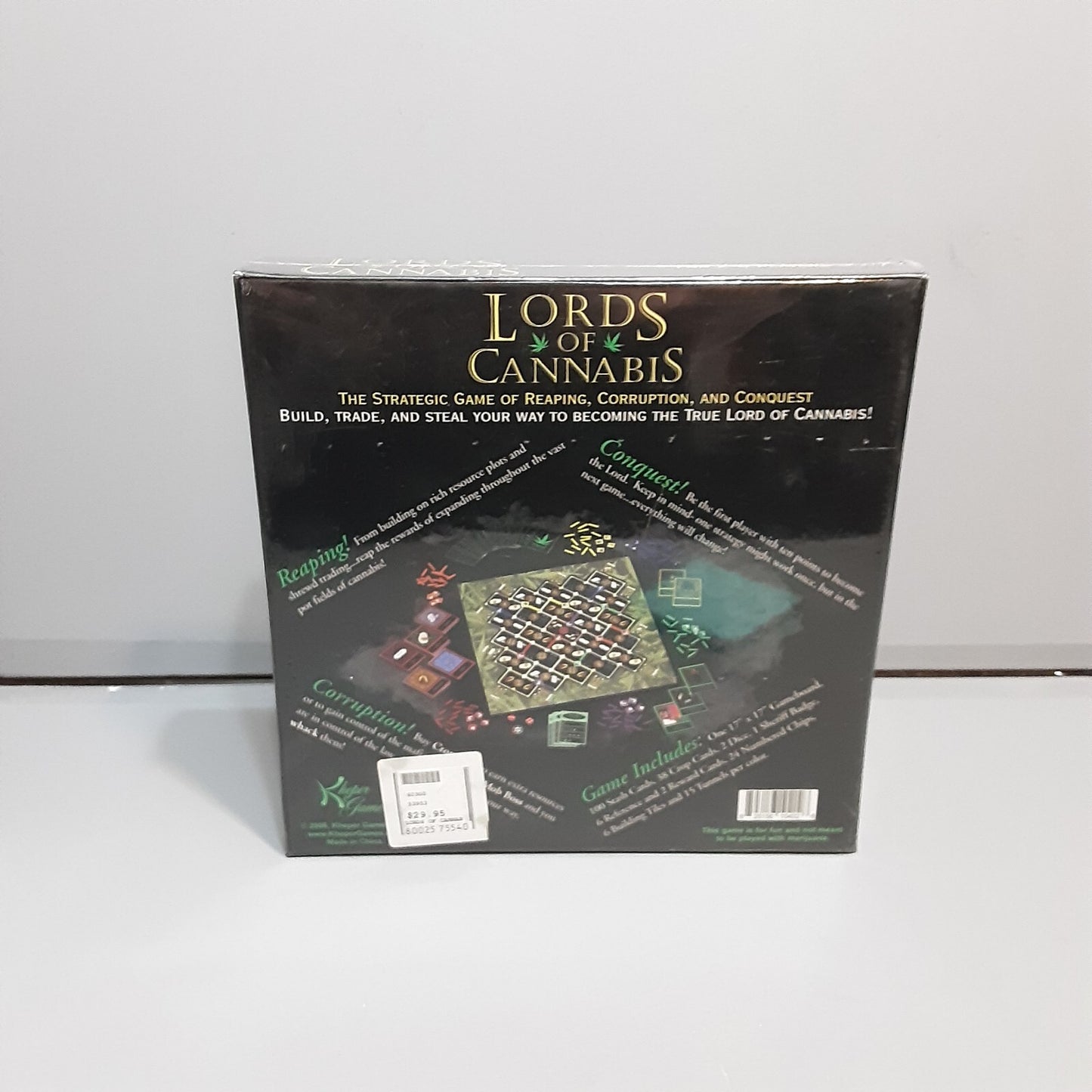 Lords Of Cannabis Board Game 2-6 Players 2008 Kheper Games Inc Complete