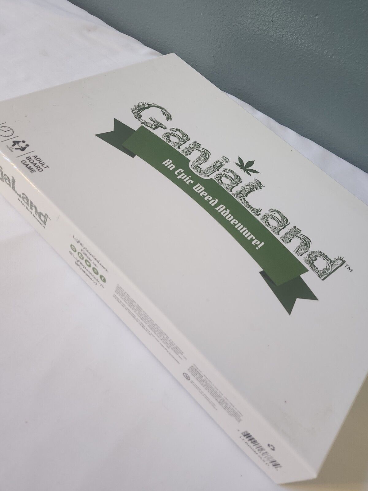 GanjaLand An Epic Weed Adventure Adult Board Game - New