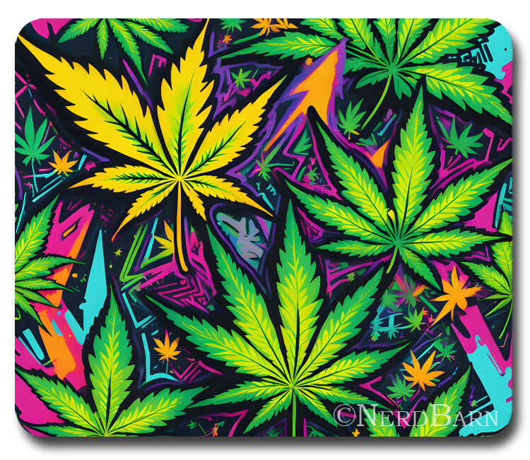 WEED CANNABIS Marijuana ~ Mouse Pad / PC Mousepad ~ Cool Gift ~ Mary Jane 420