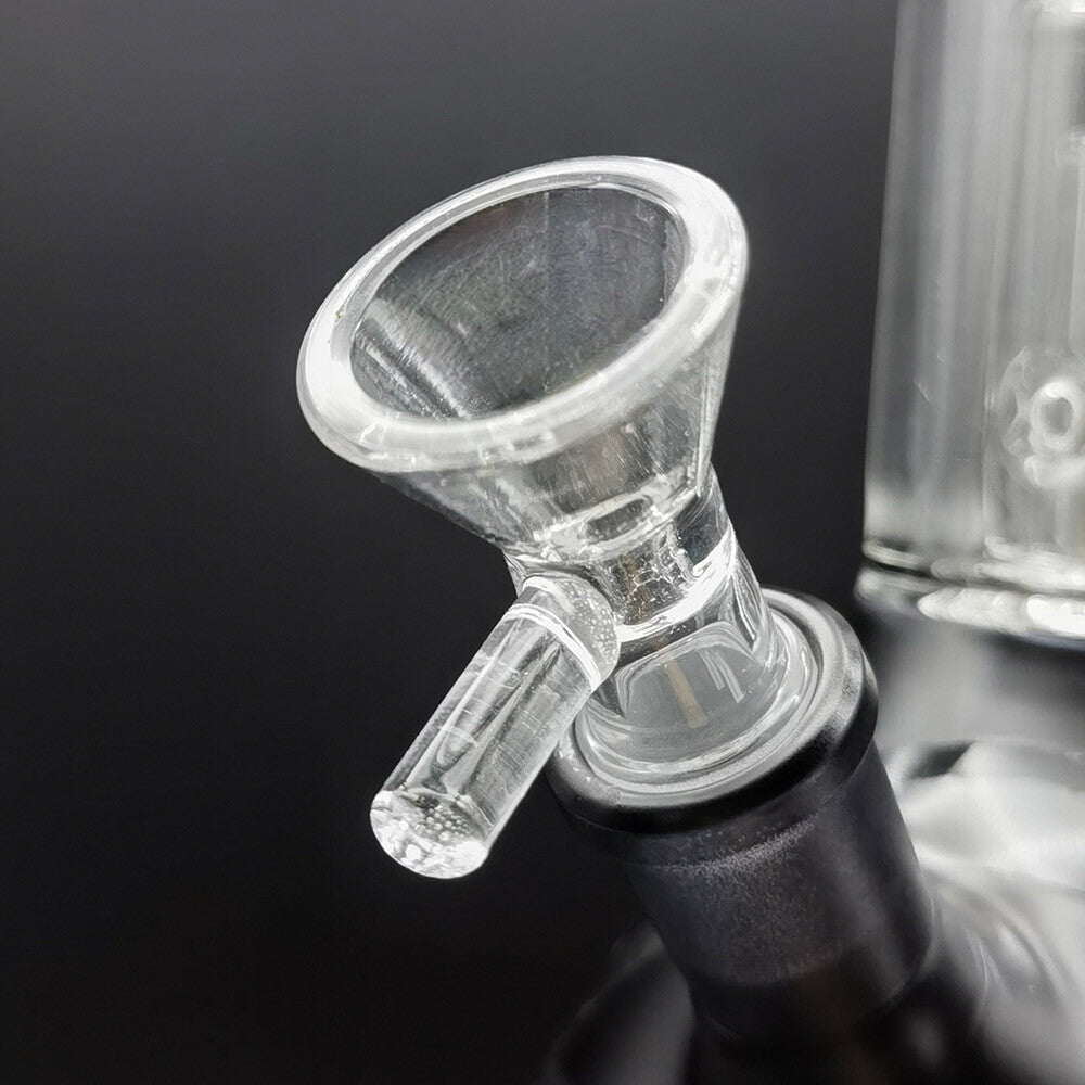 10.6" Black Glass Hookah Smoking Bong Percolator Bongs Water Pipe Shisha Pipes
