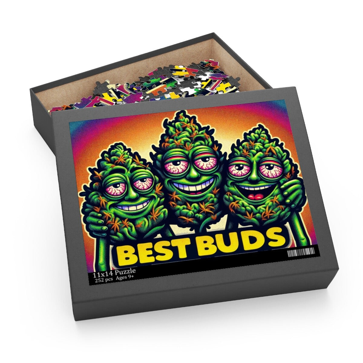 Puzzle (120, 252, 500-Piece) Weed Marijuana Stoner "BEST BUDS" Cannabis Funny